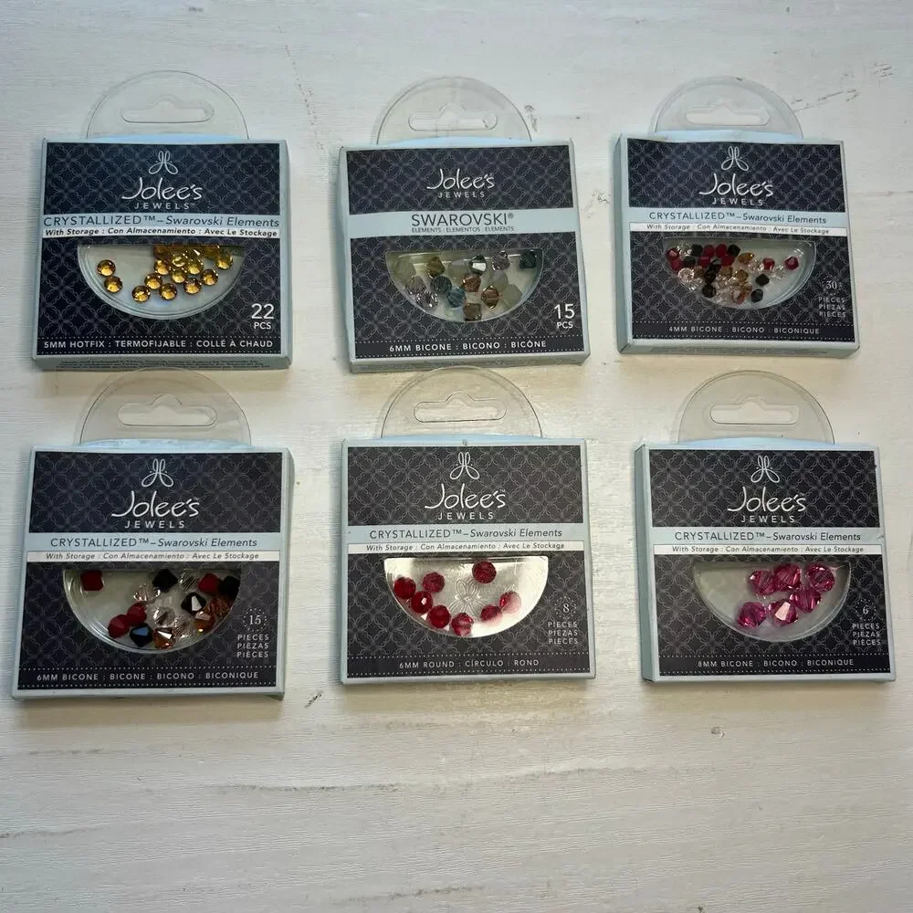 EK Success Jolee's Swarovski Crystal Bead Mix Lot NOS